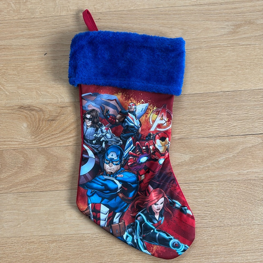 STOCKING - MARVEL - nwot - Avenger Christmas stocking